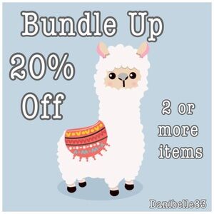 Bundle Sale! 20% Off Bundles of 2 or more items!